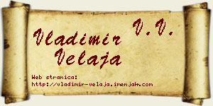 Vladimir Velaja vizit kartica